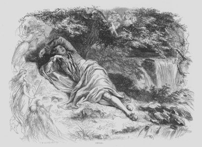 John Milton, Il Penseroso da Edgar Melville after Ward