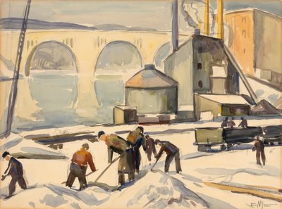 Lavoratore C.W.A. a Key Bridge da Edgar Nye