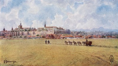 Spagna settentrionale: Astorga, da sud-est da Edgar T. A. Wigram