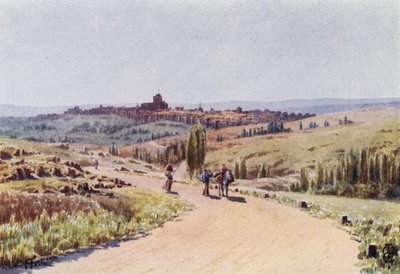 Spagna settentrionale: Avila, da nord-ovest da Edgar T. A. Wigram