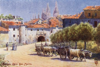 Spagna settentrionale: Burgos, Arco San Martin da Edgar T. A. Wigram
