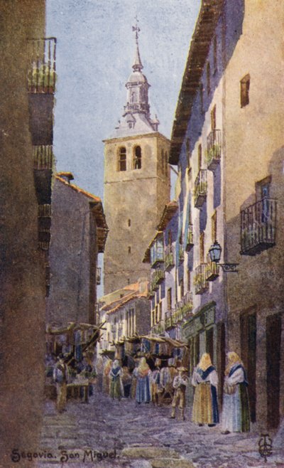Spagna settentrionale: Segovia, Chiesa di San Miguel da Edgar T. A. Wigram