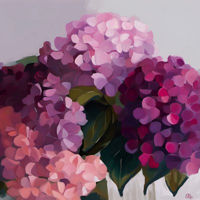Fiori di ortensia dai colori vivaci da Edie
