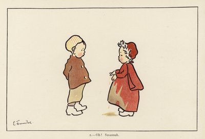 Oh! Susannah (litografia a colori) da Edith Farmiloe