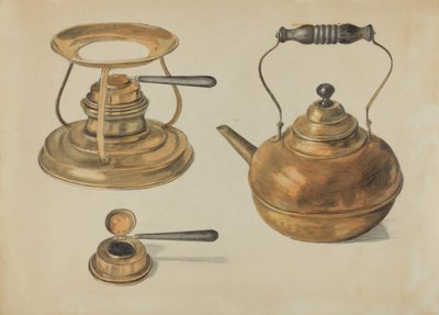 Bruciatore e bollitore da Edith Magnette