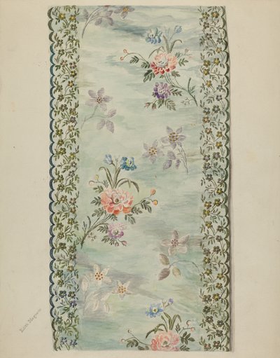 Ornamento ricamato da Edith Magnette
