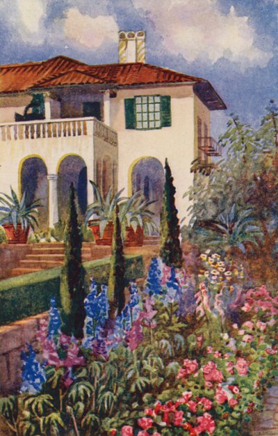 Un angolo del giardino a Villa Arcadia, Johannesburg da Edith Struben