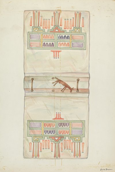 Copertina di libro in pergamena da Edith Towner