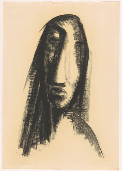 Volto di una donna da Edm. Bellefroid (signed by artist)