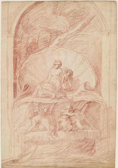 Fontana Rocaille con Venere, Amorini e cigni da Edmé Bouchardon