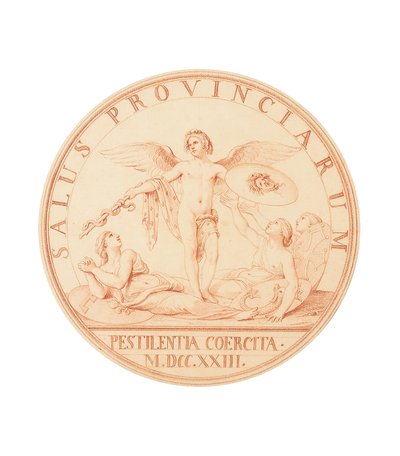 La peste di Marsiglia, 1723 da Edmé Bouchardon