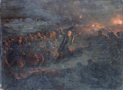 Attacco al ridotto di Selinghinsk da parte del Generale Monet, 24 febbraio da Edme Adolphe Fontaine