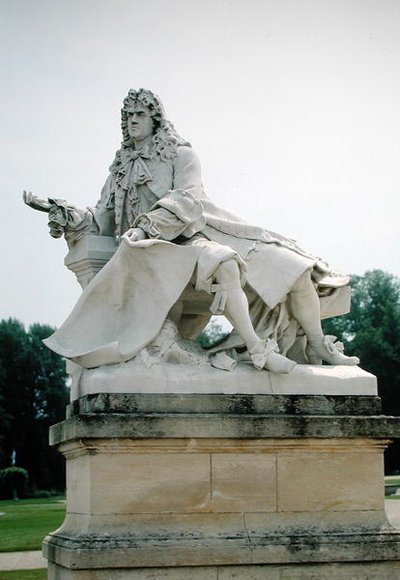 Statua di André Le Nôtre (1613-1700) da Edme Antony Paul Noel