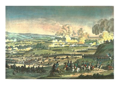 Battaglia vicino a Jena, 14 ottobre 1806, c1850 da Edme Bovinet