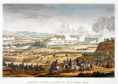 La battaglia di Jena, Germania, 14 ottobre 1806 da Edme Bovinet