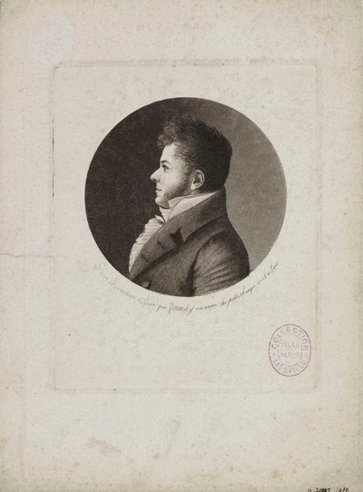 Ritratto di Marie-Henri Beyle, detto Stendhal 1783-1842 da Edme Quenedey