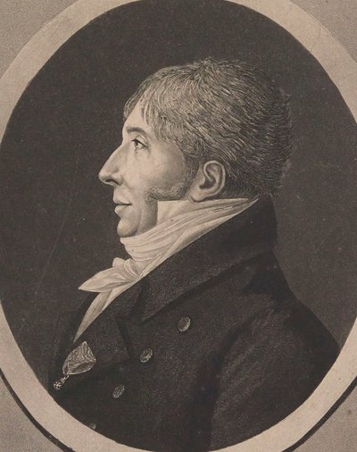 Ritratto del compositore Jean-François Le Sueur 1760-1837, 1818 da Edme Quenedey