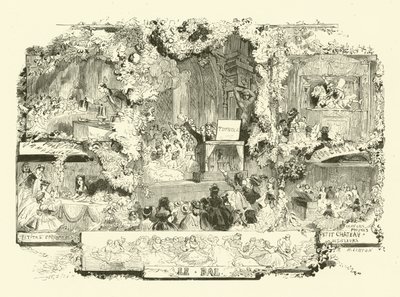Scene di vita parigina da Edmond (after) Morin