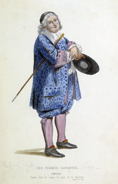 Chrysale, inciso da L.Wolff, XIX secolo da Edmond A.F. Geffroy
