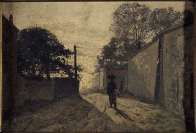 Rue Saint-Vincent a Montmartre da Edmond Charles Yon