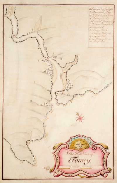 Il porto di Fowey, Cornovaglia da Edmond Dummer