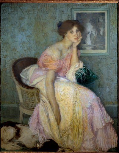 Ritratto di Miss Ella Carmichael, governante dei bambini da Edmond François Aman Jean