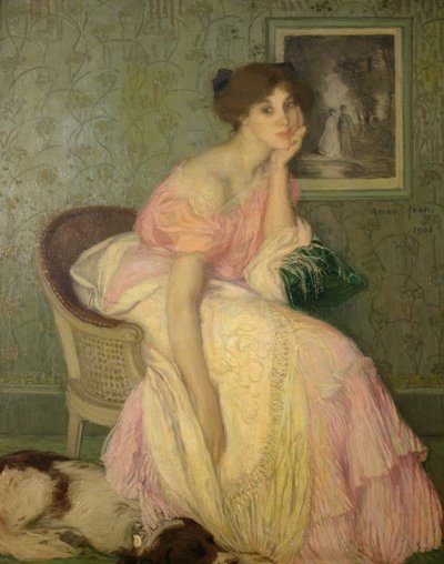 Ritratto di una giovane ragazza da Edmond François Aman Jean