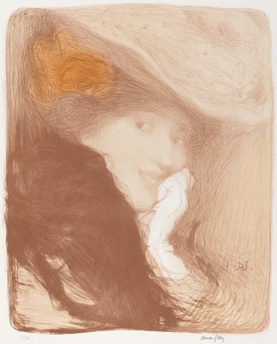 La Rieuse: Madame Albert Besnard, 1897 da Edmond François Aman Jean