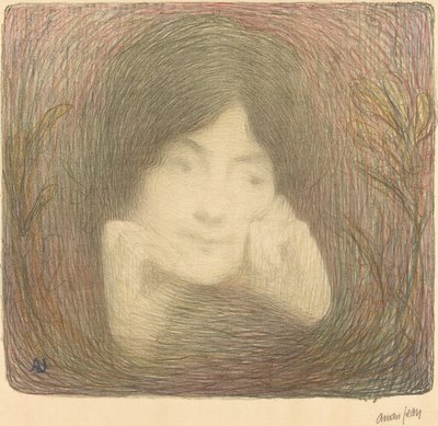 Mlle Moreno della Comédie-Française, 1897 da Edmond François Aman Jean