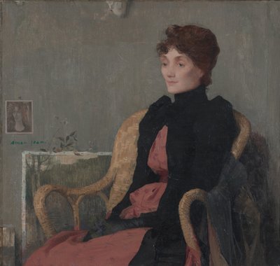 Ritratto di una donna, c.1891 da Edmond François Aman Jean