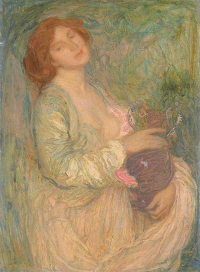 Donna con vaso da Edmond François Aman Jean