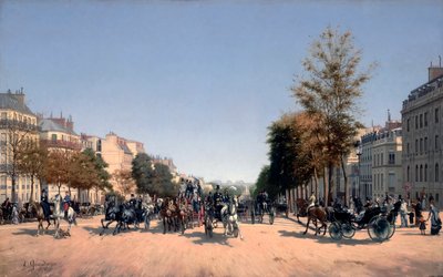 Veduta degli Champs-Elysees dalla Place de l