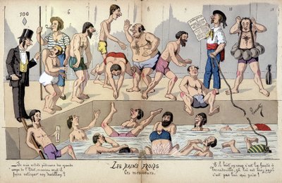 Cartone sulla società francese di Lavrate: bagni pubblici da Edmond Lavrate