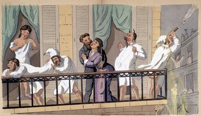 Le notti sono così calde! - vignetta sociale di Lavrate da Edmond Lavrate