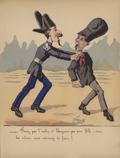 Poliziotto che arresta un ladro da Edmond Lavrate