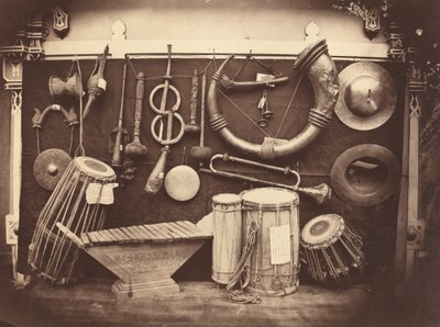 Natura Morta di Strumenti Musicali, c. 1863 da Edmond Lebel