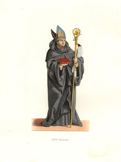 Abate benedettino da Edmond Lechevallier Chevignard