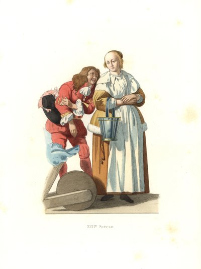 Borghese olandese e paggio da Edmond Lechevallier Chevignard