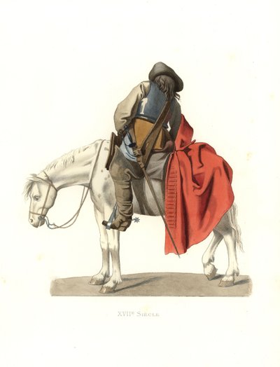 Cavalleria francese da Edmond Lechevallier Chevignard