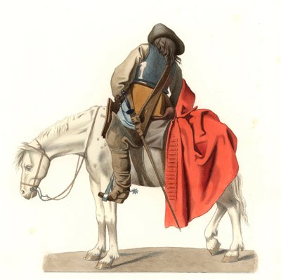 Cavalleria francese da Edmond Lechevallier Chevignard