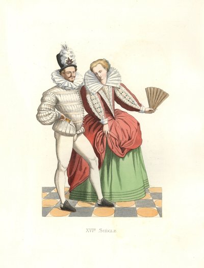 Nobili francesi alla corte di Enrico III (1574-1589) da Edmond Lechevallier Chevignard