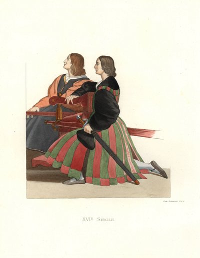 Gentiluomini di Roma da Edmond Lechevallier Chevignard