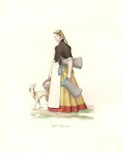 Serva tedesca da Edmond Lechevallier Chevignard