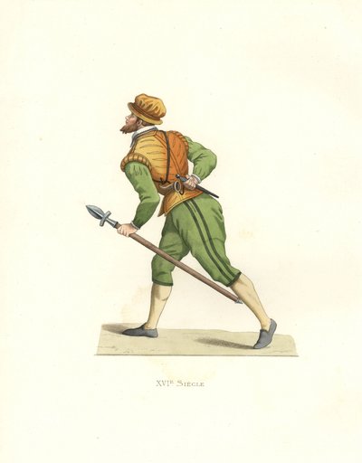 Cacciatore al tempo di Carlo IX di Francia da Edmond Lechevallier Chevignard