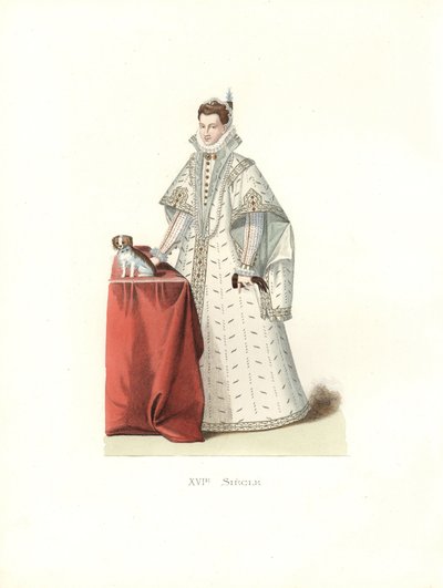Nobile italiana da Edmond Lechevallier Chevignard