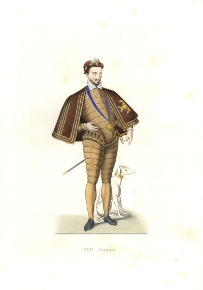 Re Enrico III di Francia da Edmond Lechevallier Chevignard