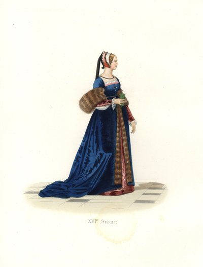 Dama alla corte di Francesco I da Edmond Lechevallier Chevignard