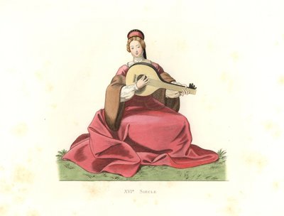 Nobile donna, Inghilterra da Edmond Lechevallier Chevignard