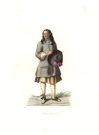 Contadino, Francia da Edmond Lechevallier Chevignard