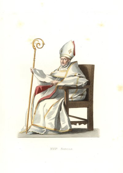 Vescovo spagnolo da Edmond Lechevallier Chevignard